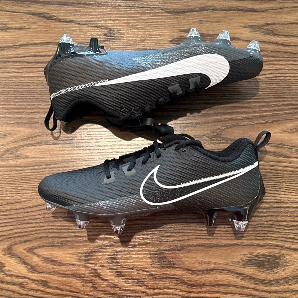 Size 11 Nike Vapor Edge Speed 360 2 Detachable Football Cleats Black FJ7094-001